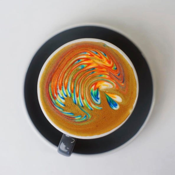 Brown, Amber, Coffee, Drink, Drinkware, Coffee milk, Single-origin coffee, Circle, Cappuccino, Espresso, 