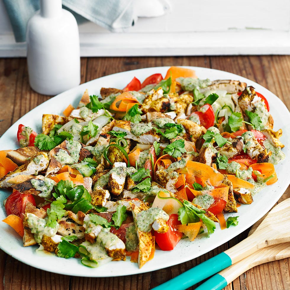 best summer salads chicken naan salad