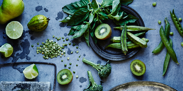 Green, Natural foods, Produce, Ingredient, Whole food, Vegetable, Still life photography, Leaf vegetable, wild cabbage, Vegetarian food, 