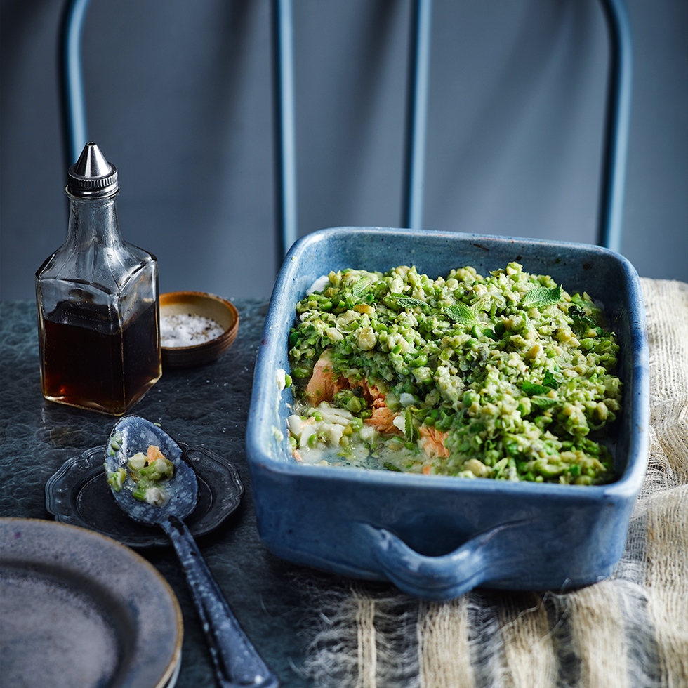 mushy pea fish pie