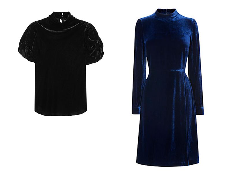 Blue, Sleeve, Textile, Dress, Formal wear, Style, Pattern, One-piece garment, Electric blue, Fashion, 