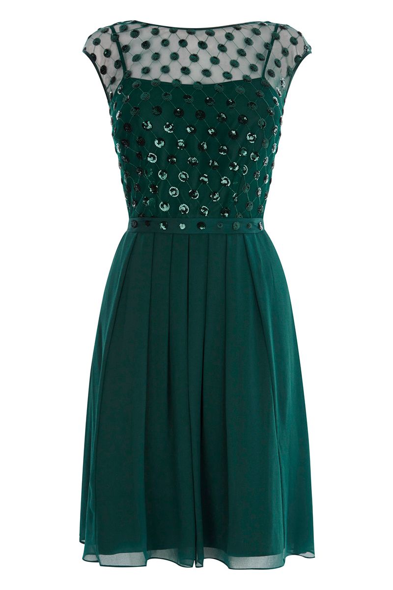 Clothing, Blue, Green, Dress, Textile, One-piece garment, Pattern, Teal, Formal wear, Style, 