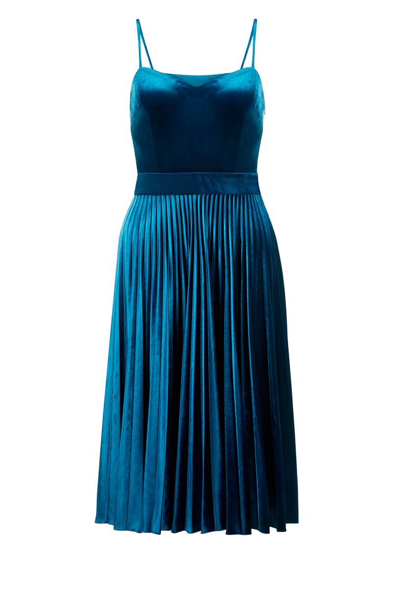 Blue, Product, Textile, Dress, White, Teal, Aqua, Style, Turquoise, Electric blue, 