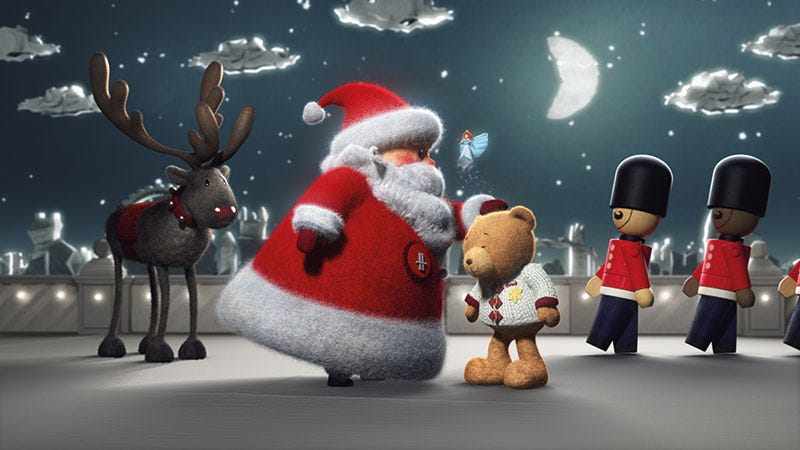 Deer, Antler, Reindeer, Toy, Animation, Fictional character, Holiday, Space, Astronomical object, Fur, 
