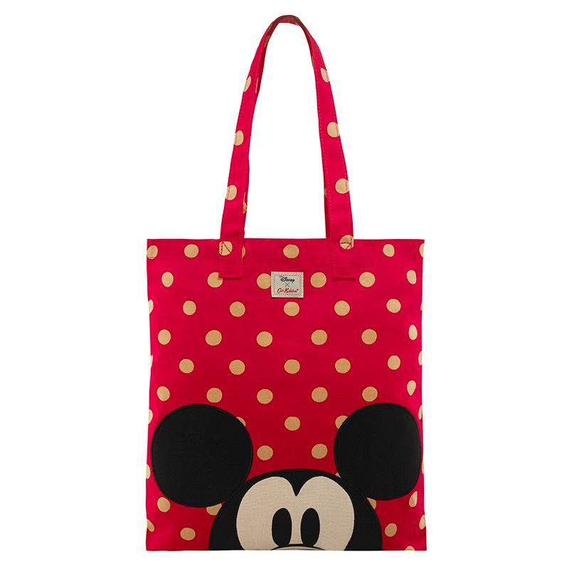 Bag, Pattern, Red, Pink, Style, Fashion accessory, Luggage and bags, Shoulder bag, Polka dot, Tote bag, 