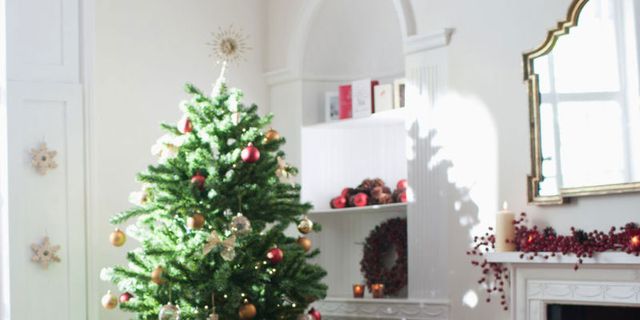 interior design, room, event, red, christmas decoration, home, christmas tree, interior design, holiday, woody plant,