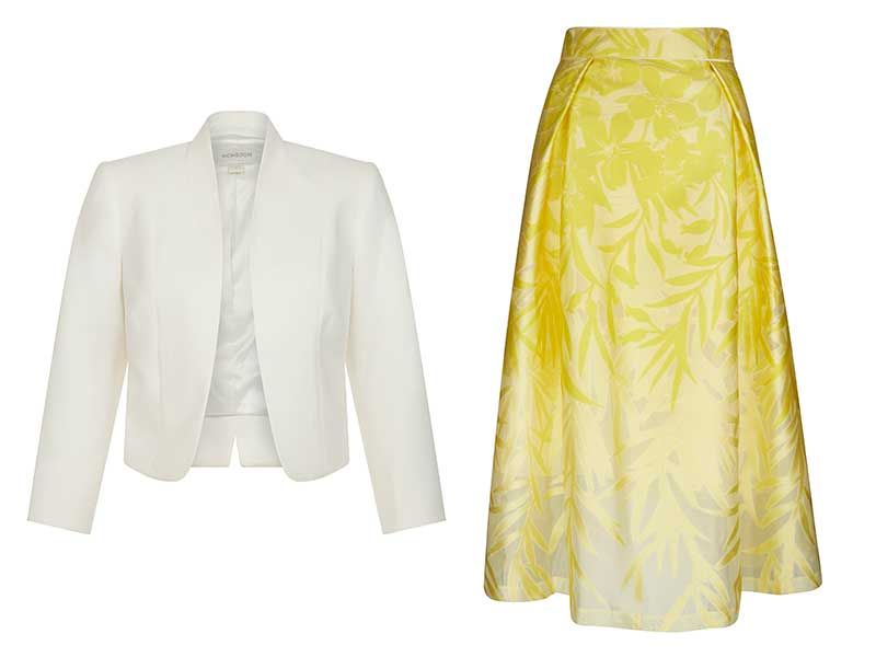 Product, Yellow, Collar, Sleeve, Coat, Textile, Outerwear, White, Formal wear, Blazer, 