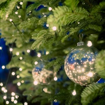 Blue, Event, Christmas decoration, Christmas ornament, Holiday, Light, Holiday ornament, Majorelle blue, Christmas, Ornament, 