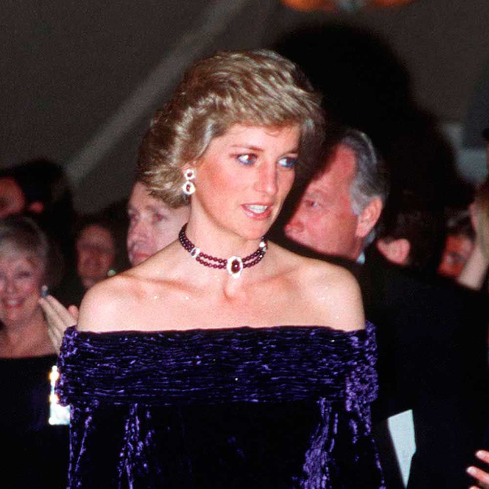 This Princess Diana velvet gown could fetch £70,000 at auction