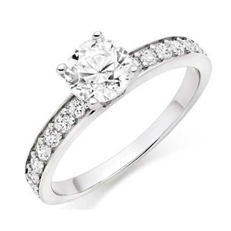 Dummy hot sale engagement ring