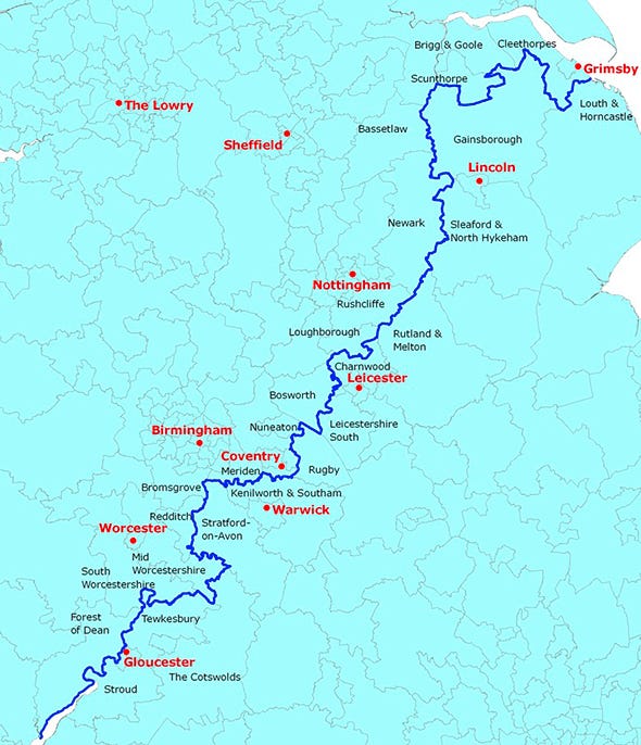 Is this where the north/south divide lies?