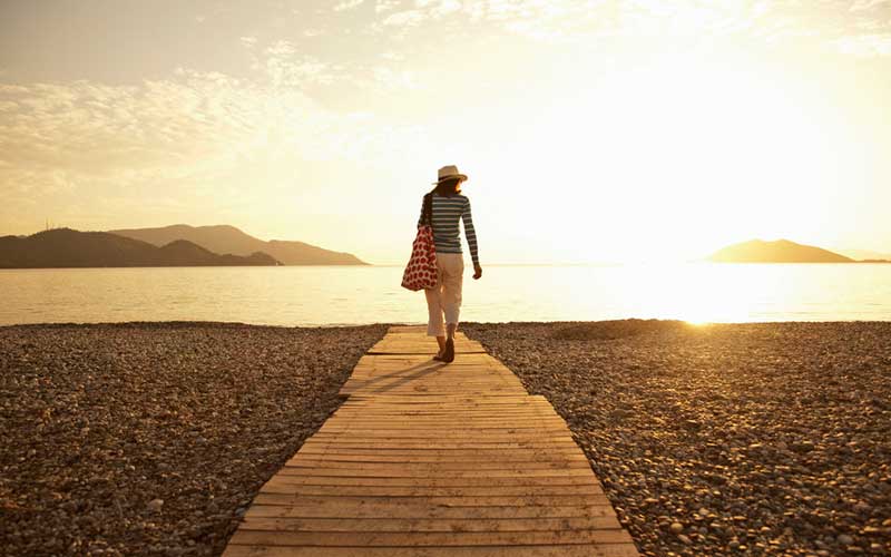 People in nature, Horizon, Sunlight, Walkway, Boardwalk, Sunrise, Sunset, Coast, Shore, Dock, 