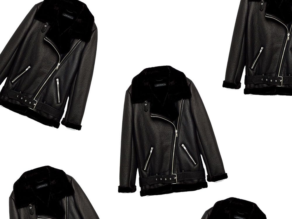 Zara - Faux Leather Dress - Black - Unisex