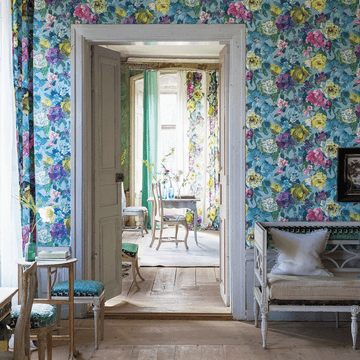 Green, Interior design, Room, Textile, Furniture, Floor, Wall, Purple, Interior design, Turquoise, 