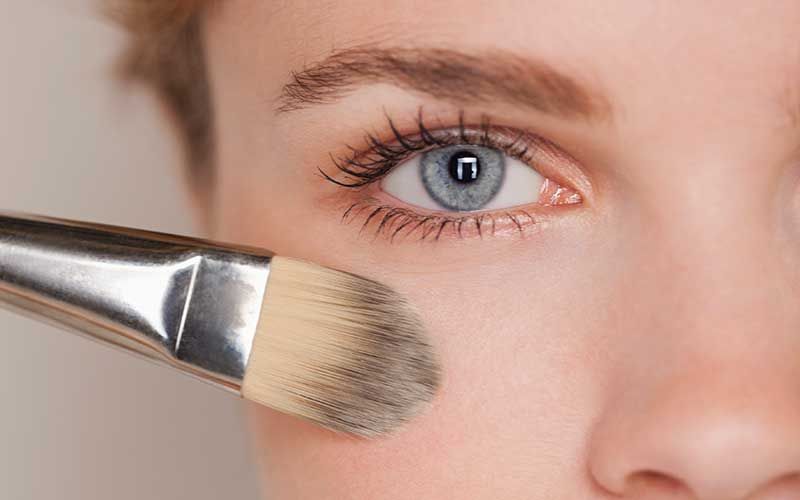 Eyebrow, Face, Skin, Brush, Eyelash, Eye, Cheek, Eye shadow, Nose, Cosmetics, 