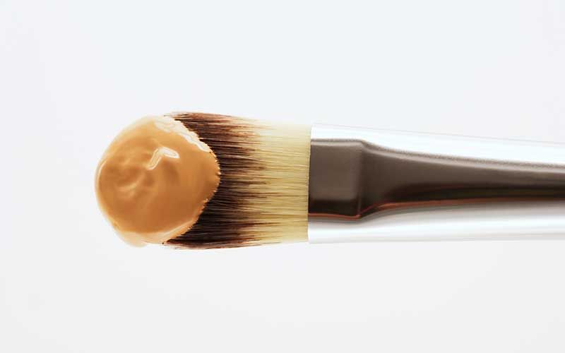 Brush, Cosmetics, Beauty, Beige, Makeup brushes, Material property, Tool, 