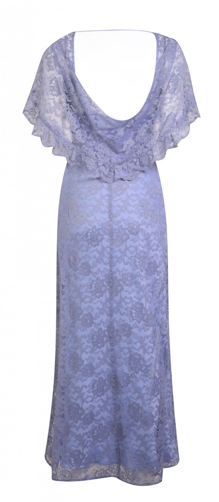 Clothing, White, Dress, Blue, Day dress, Lilac, Purple, Sleeve, Lace, Cocktail dress, 