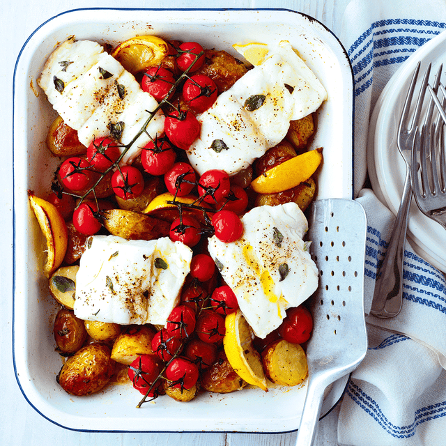 best fish recipes easy cod tray bake
