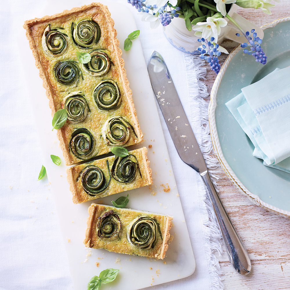 Courgette tart