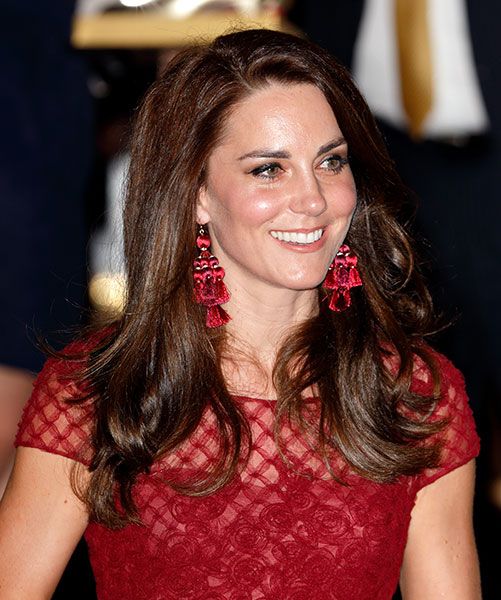The Duchess of Cambridge stuns in a gorgeous red dress