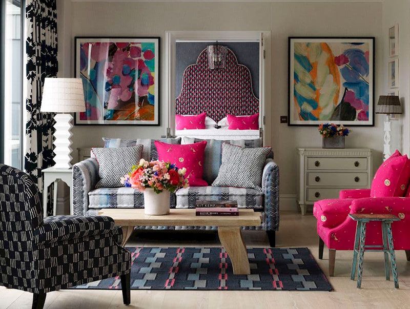 Room, Interior design, Furniture, Living room, Pink, Interior design, Magenta, Home, Purple, House, 