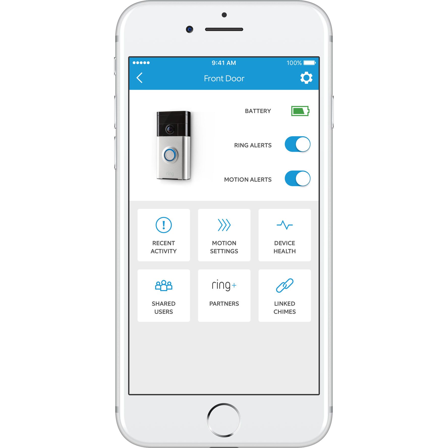 Ring doorbell app setup and use 