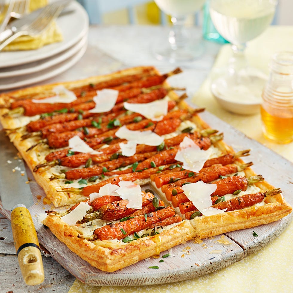 roasted carrot and ricotta tart recipe