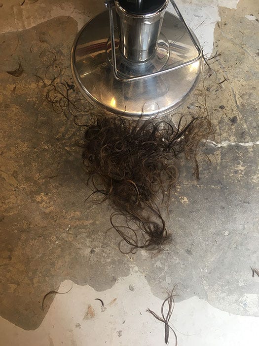 I asked a hairdresser to chop my hair off, and this is what happened