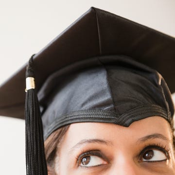 Eyebrow, Face, Forehead, Clothing, Head, Brown, Eye, Headgear, Fashion accessory, Material property, 