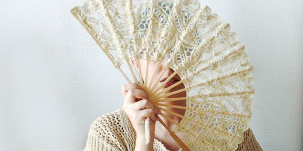 Hand fan, Decorative fan, Fashion accessory, Home appliance, Paper, Beige, 