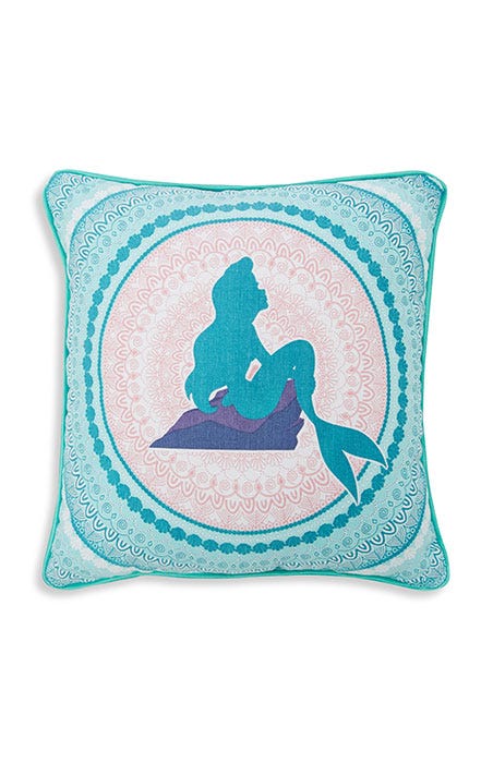 Textile, Aqua, Teal, Turquoise, Linens, Cushion, Home accessories, Symbol, Throw pillow, Creative arts, 