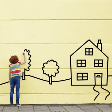 Line, Yellow, Cartoon, Wall, Illustration, Interaction, Design, Art, Font, Parallel, 