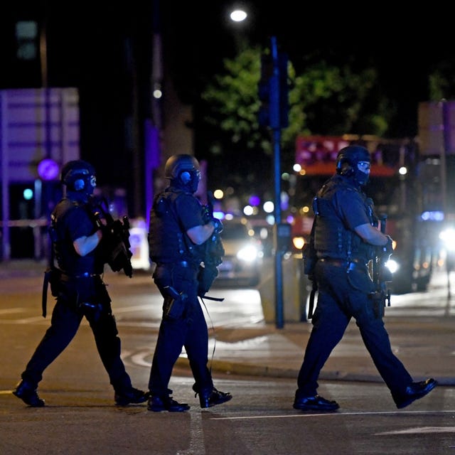 Blue, Police, Cobalt blue, Pedestrian, Night, Infrastructure, City, Electric blue, Street, Downtown, 