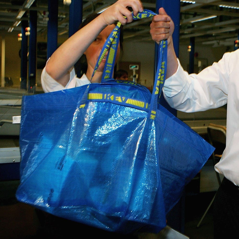 IKEA's iconic blue Frakta bag is getting a makeover by a fashion designer