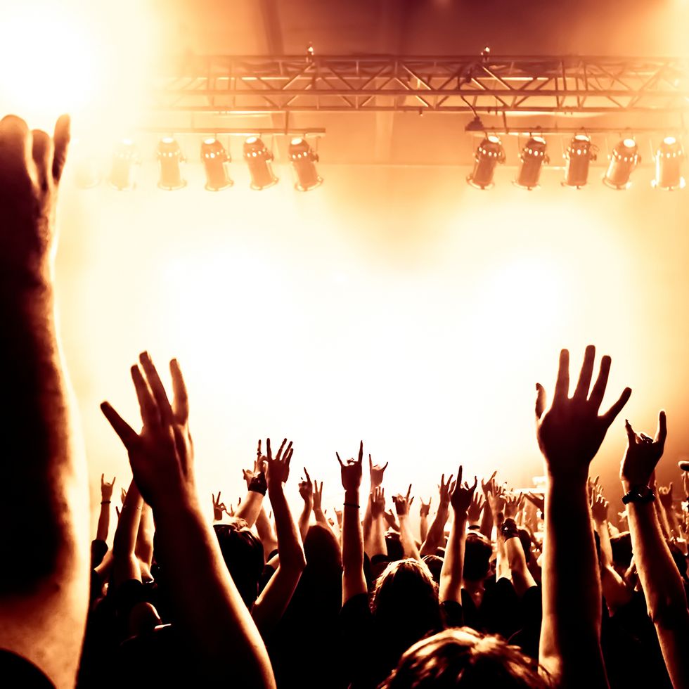 Crowd, Performance, People, Rock concert, Concert, Cheering, Audience, Performing arts, Event, Public event, 