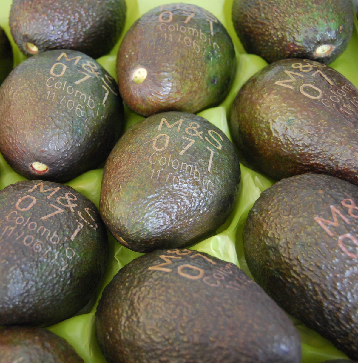 Marks & Spencer has started laser labelling its avocados