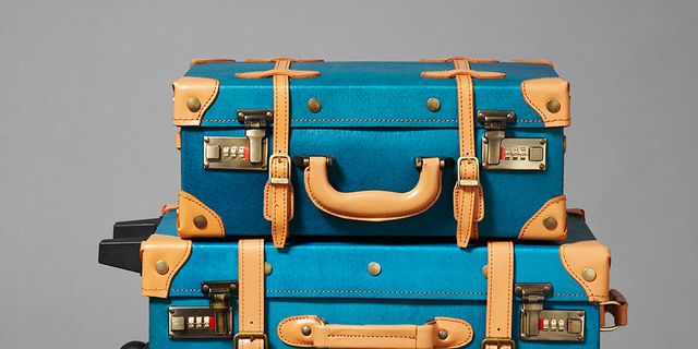 Blue, Suitcase, Baggage, Luggage and bags, Electric blue, Hand luggage, Turquoise, 