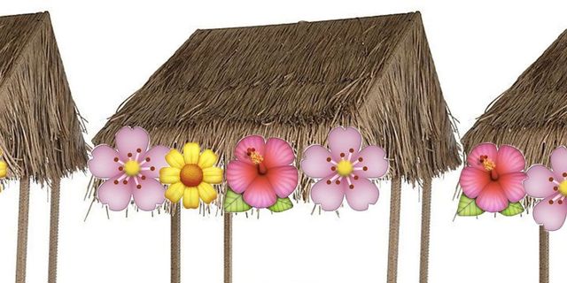 Furniture, Pink, Table, Room, Wicker, Canopy, Plant, Outdoor table, Interior design, Flower, 
