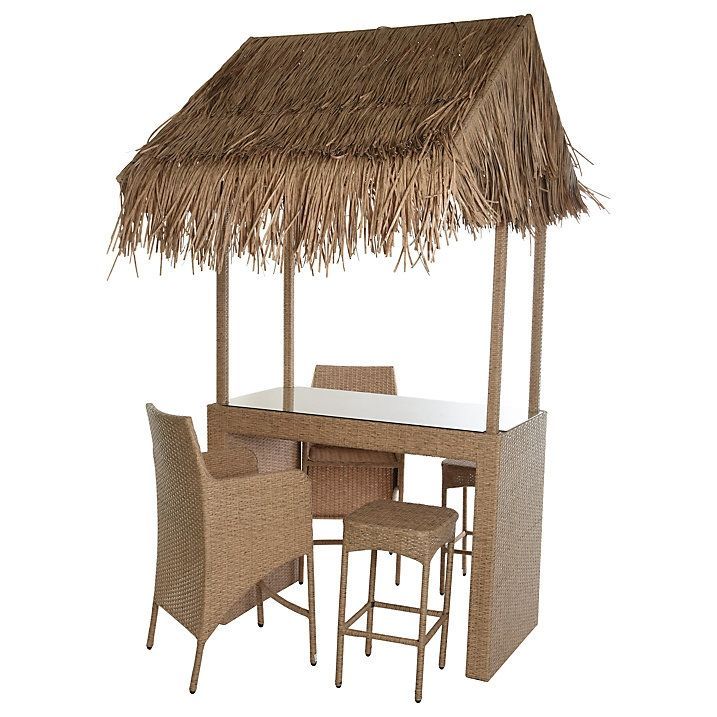 Wicker, Beige, Hardwood, Outdoor furniture, Thatching, Outdoor table, Outdoor structure, Straw, 