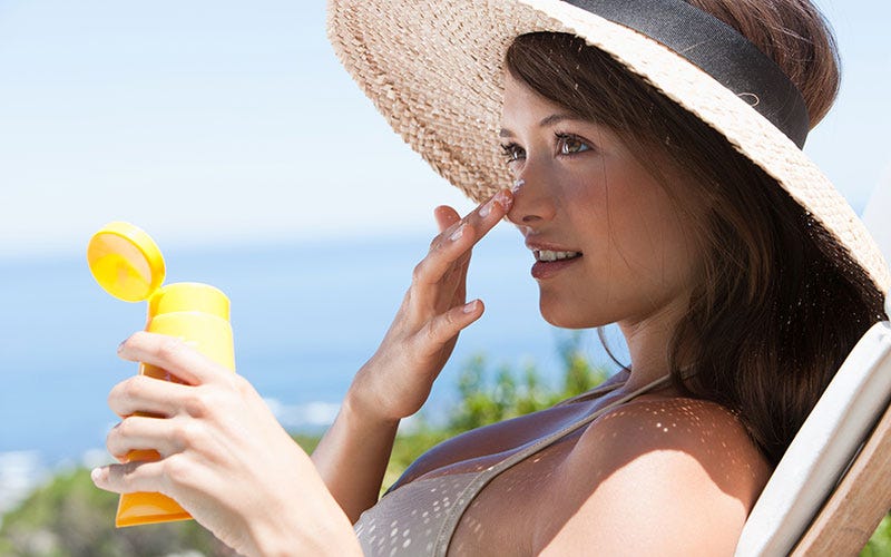 Skin, Lip, Beauty, Hat, Yellow, Sun hat, Headgear, Fashion accessory, Summer, Fun, 