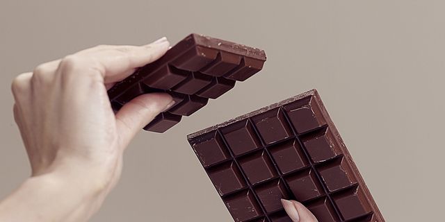 Chocolate, Hand, Finger, Chocolate bar, Square, 