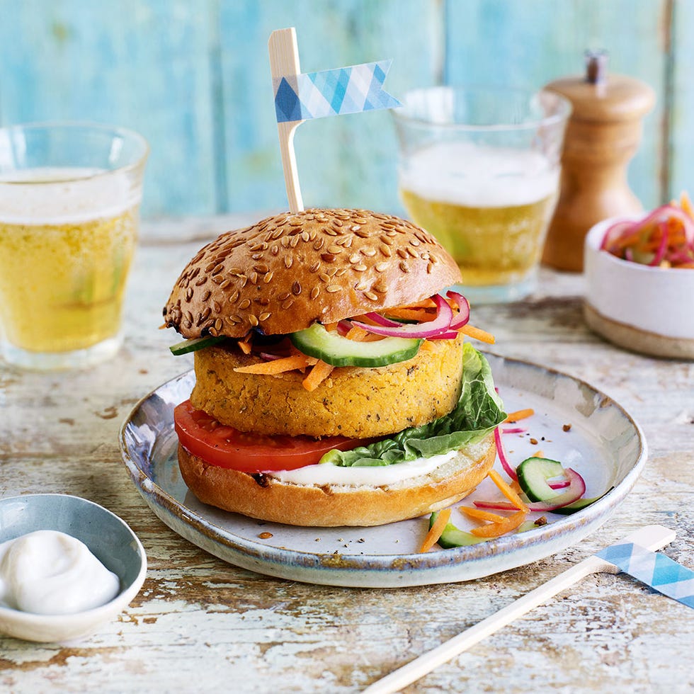 best vegetarian bbq recipes vegan chickpea and sweet potato burgers