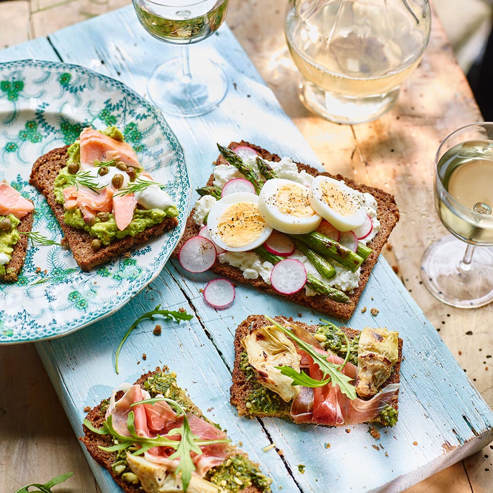 scandinavian open sandwiches