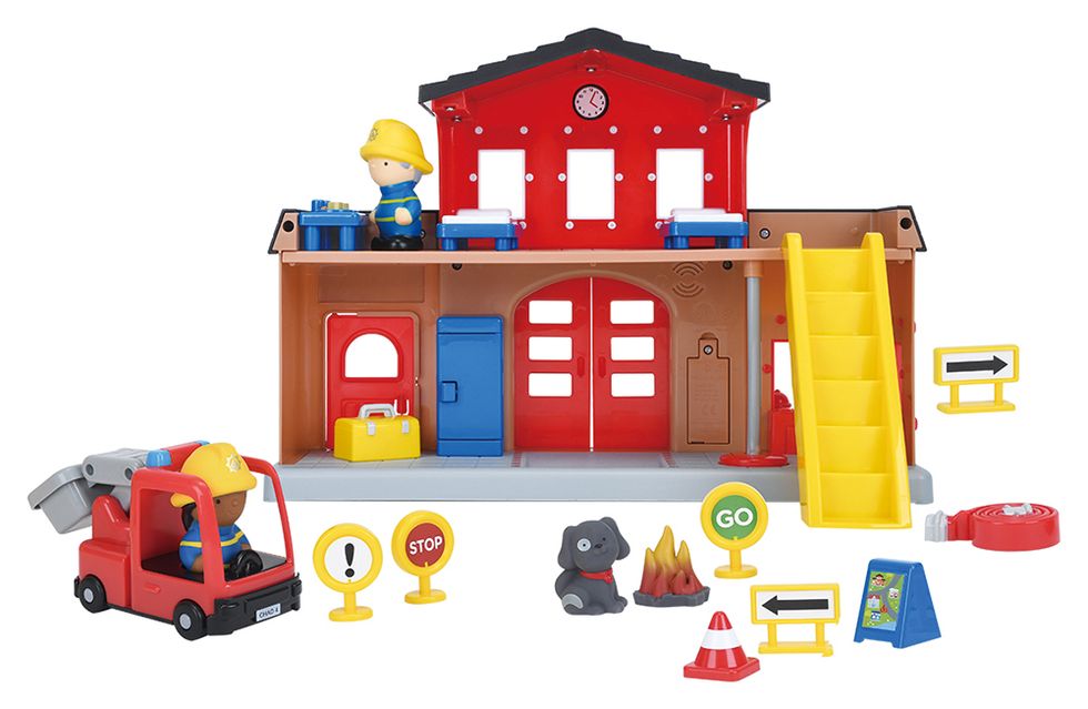 Toy, Lego, Playset, Toy block, Architecture, Fire station, House, Play, Playhouse, 
