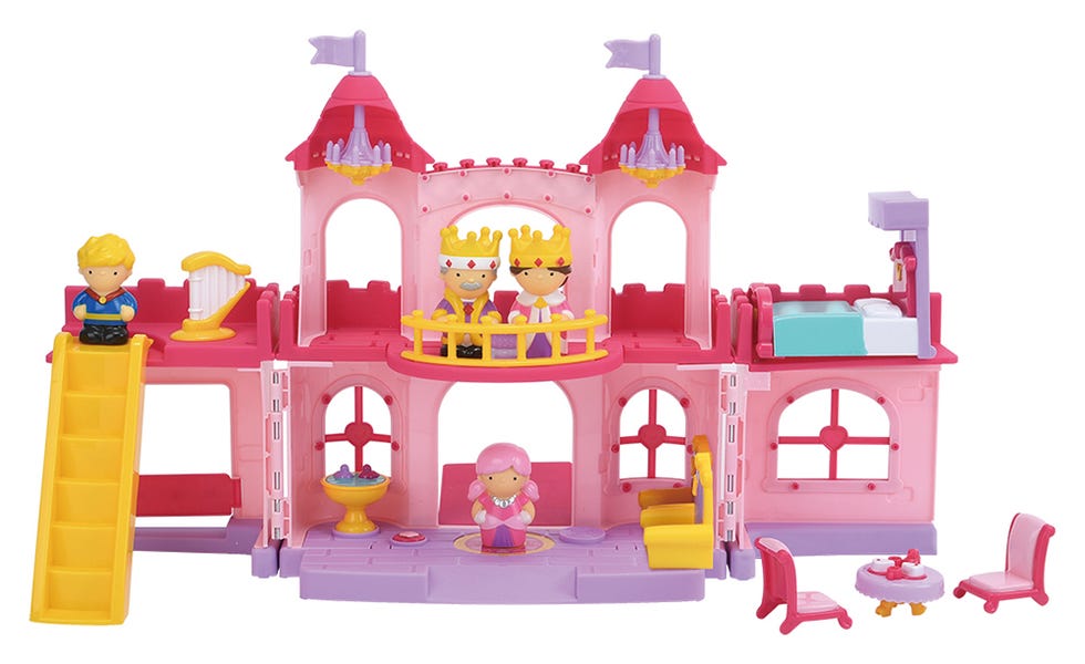 Toy, Product, Playset, Pink, Dollhouse, Toy block, Lego, Architecture, Playhouse, Castle, 