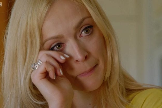 Face, Hair, Blond, Skin, Nose, Eyebrow, Facial expression, Chin, Lip, Cheek, 