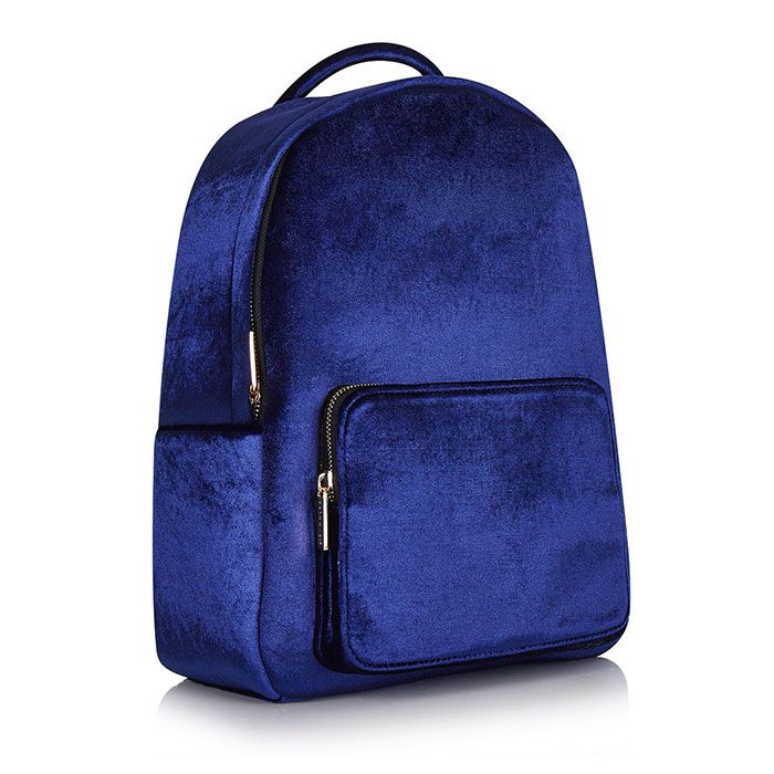 Bag, Blue, Backpack, Cobalt blue, Product, Electric blue, Luggage and bags, Leather, Handbag, Fashion accessory, 