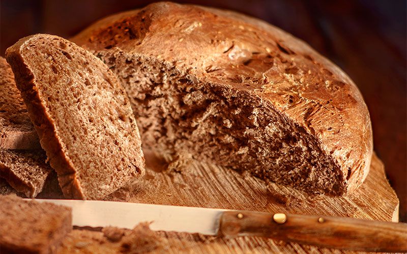 Bread, Potato bread, Sourdough, Food, Soda bread, Hard dough bread, Graham bread, Brown bread, Gluten, Loaf, 