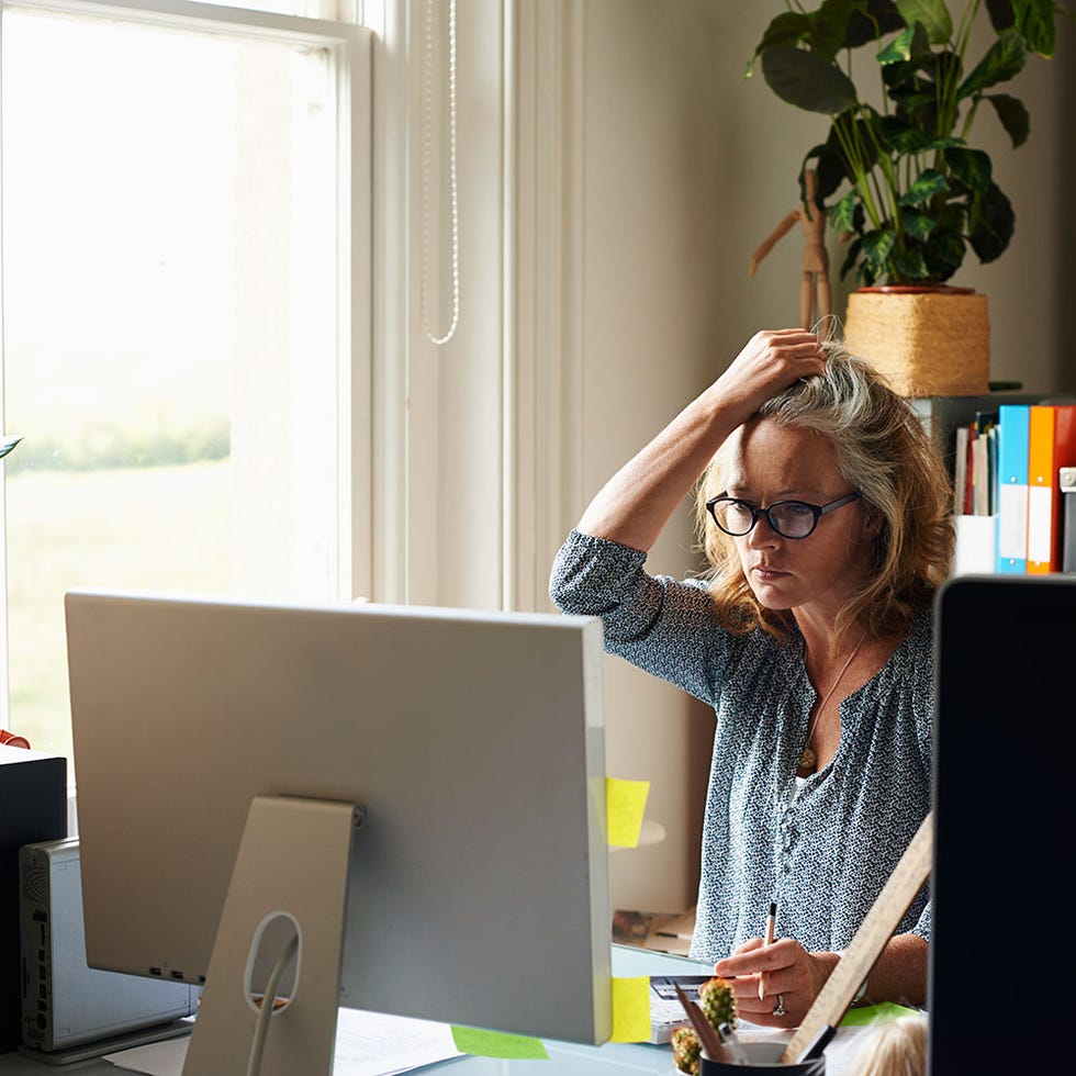 Desk, Furniture, Glasses, Eyewear, Technology, Interior design, Sitting, Electronic device, Job, Office, 