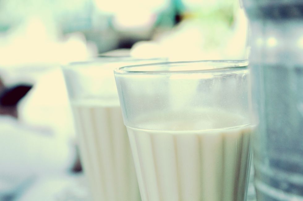 Drink, Milk, Milkshake, Food, Horchata, Raw milk, Soy milk, Smoothie, Almond milk, Dairy, 